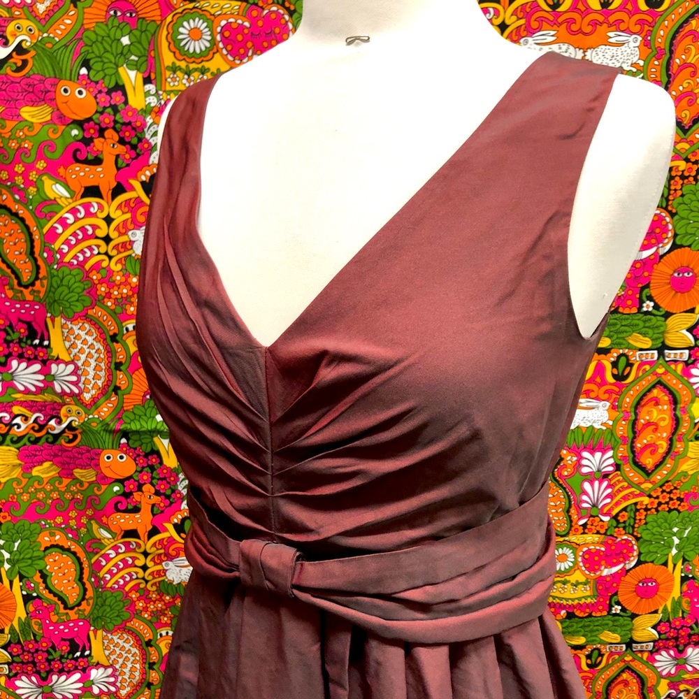 Banana Republic Burgundy Midi Dress